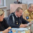 Na zdjęciach walny zjazd oddziału miejsko-gminnego ZOSP RP w Działoszynie i wybory...