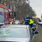 Zdjęcia z wypadku w Wieluniu / fot.: Iwona Domagała
