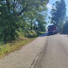 Na zdjęciu akcja straży pożarnej podczas wycieku gazu na stacji paliw w Konopnicy /...