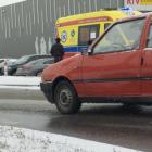Zdjęcie z miejsca potrącenia na pasach kobiety w Wieluniu / fot.: Joanna Major