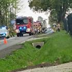 Na zdjęciach wypadek w Pajęcznie / fot.: OSP KSRG Makowiska