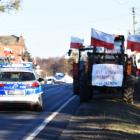 Protest rolników w m. Dzietrzniki w gm. Pątnów / fot.: Sławomir Rajch