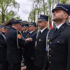 Na zdjęciu uroczystość poświęcenia nowego wozu ratowniczo-gaśniczego w OSP Załęcze...