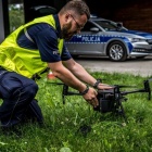 policyjne drony łapią piratów drogowych