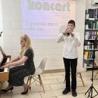 Zdjęcie pokazuje „Wiosenny koncert” uczniów Szkoły Muzycznej I stopnia w Wieluniu....