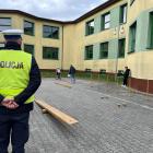 Zdjęcie pokazuje eliminacje powiatowe Ogólnopolskiego Turnieju Wiedzy o Bezpieczeństwie...