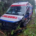 Zdjęcia z wypadku w powiecie radomszczańskim / fot.: KP PSP Radomsko