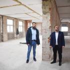 Maciej Bryś i Krzysztof Dziuba w trakcie doglądania inwestycji / fot.: Sławomir Rajch