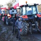 Protest rolników w m. Dzietrzniki w gm. Pątnów / fot.: Sławomir Rajch