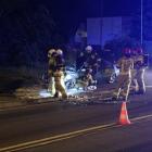 Zdjęcia z pożaru samochodu w Wieluniu / fot.: Sławomir Rajch