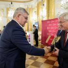 Zdjęcie z gali wręczenia prestiżowych nagród biznesowych Przedsiębiorstwo Fair Play w...