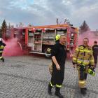 Zdjęcia z powitania nowego wozu strażackiego w Lututowie / fot.: Elżbieta Mizak