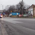 Zdjęcie z miejsca wypadku w Wieluniu na skrzyżowaniu 18 Stycznia i Sadowej / fot.:...