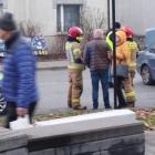 Zdjęcie z miejsca wypadku w Wieluniu na skrzyżowaniu 18 Stycznia i Sadowej / fot.:...
