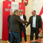Na zdjęciu uroczyste podsumowanie współzawodnictwa sportowego szkół z terenu powiatu...