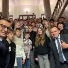 Zdjęcie pokazuje wycieczkę młodzieży z gminy Biała do Warszawy. / fot.: Paweł Rychlik
