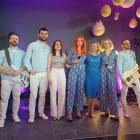 Zdjęcia z koncertu zespołu ABBA Classic w Gminnym Ośrodku Kultury i Sportu w...
