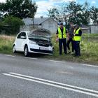 Zdjęcie pokazuje wypadek na DK45 w Wydrzynie. / Fot.: Adam Adrjanek