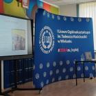 Zdjęcia ze spotkania z dr Aleksandrą Kosmędą w I LO w Wieluniu / fot.: Elżbieta Mizak