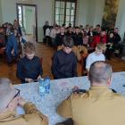 Zdjęcie pokazuje eliminacje powiatowe młodzieżowego turnieju wiedzy pożarniczej fot.:...