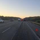 Na zdjęciu śmiertelny wypadek na autostradzie A4 w Katowicach / fot.: Policja Śląska