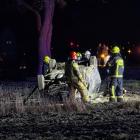 Na zdjęciu poważny wypadek w m. Urbanice pod Wieluniem / fot.: Sławomir Rajch