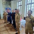 Zdjęcie pokazuje eliminacje powiatowe młodzieżowego turnieju wiedzy pożarniczej fot.:...