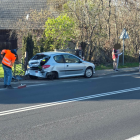 Zdjęcie pokazuje wypadek samochodowy w m. Raducki Folwark fot.: Sławomir Rajch