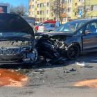 Zdjęcia z kolizji na ulicy Traugutta w Wieluniu / fot.: Elżbieta Mizak