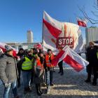 Zdjęcie z protestu rolników w Warszawie, 9 stycznia 2026 roku / fot.: Krzysztof Olejnik