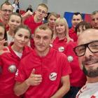 Sekundanci i sędziowie wspomagający mistrzostwa reprezentujący Taekwon-do...