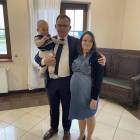 Poseł Paweł Rychlik wraz z żoną Joanną i synem Janem