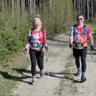 Na zdjęciu zmagania biegaczy i nordic walkerów podczas V Warta Trail 24 w Patrzykowie /...