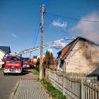 Zdjęcie pokazuje akcję ratowniczo- gaśniczą fot.: / OSP Praszka