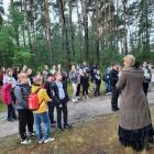 Zdjęcie pokazuje marsz z okazji 163 lecia powstania styczniowego. / Fot.: Zespół Szkół...
