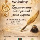 Zdjęcie pokazuje plakat promujący III Festiwal Wokalny w Ożarowie