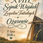 Plakat promujący wydarzenie. /fot.: Dom Kultury w Ożarowie