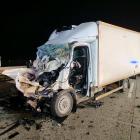 Wypadek na A1 w gminie Kamieńsk / fot.: Komenda Powiatowa Państwowej Straży Pożarnej w...