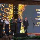 Zdjęcie z uroczystej gali wręczenia nagród gospodarczych „Łódzkie dla biznesu” 2025....