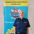 Oficer prasowy Komendy Powiatowej Policji w Wieluniu asp. szt. Katarzyna Grela