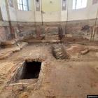 Zdjęcie z prac archeologicznych w kościele pobernardyńskim w Wieluniu / fot.: Muzeum...