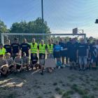 Na zdjęciu uczestnicy meczu charytatywnego w ramach akcji „Janów Challenge