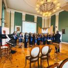 Zdjęcie pokazuje chór PMDKiS w Wieluniu na festiwalu „Musica in Urbe” w Bydgoszczy. /...
