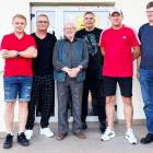 Ustępujący skład zarządu - od lewej: Mateusz Lebioda, Leszek Nowak (prezes), Henryk...