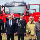 Zdjęcia z powitania i poświęcenia nowego wozu bojowego w OSP Okalew / fot.: Sławomir Rajch
