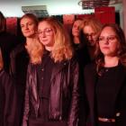 Na zdjęciu wernisaż wystawy Edyty Tasarz i koncert chóru Spirit Songs Band w MGDK w...