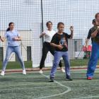 Na zdjęciu zumba podczas pikniku sportowego w Wierzchlesie / fot.: Joanna Major