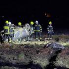 Na zdjęciu poważny wypadek w m. Urbanice pod Wieluniem / fot.: Sławomir Rajch