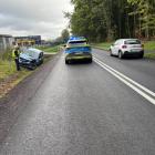 Na zdjęciach wypadek w Pajęcznie / fot.: OSP KSRG Makowiska
