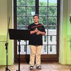 Zdjęcie pokazuje Recital „Pół żartem, pół serio” w Pałacu Męcińskich. / Fot.: Adam...